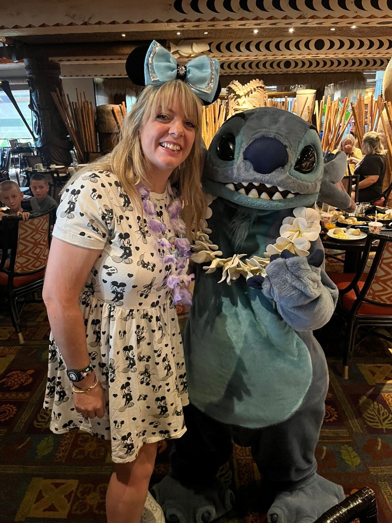 Stitch at Ohana's