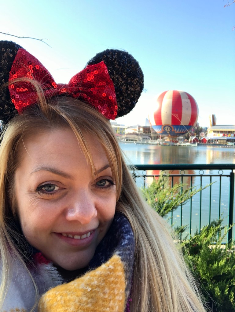 Wearing Classic Minnie Ears in Disneyland Paris