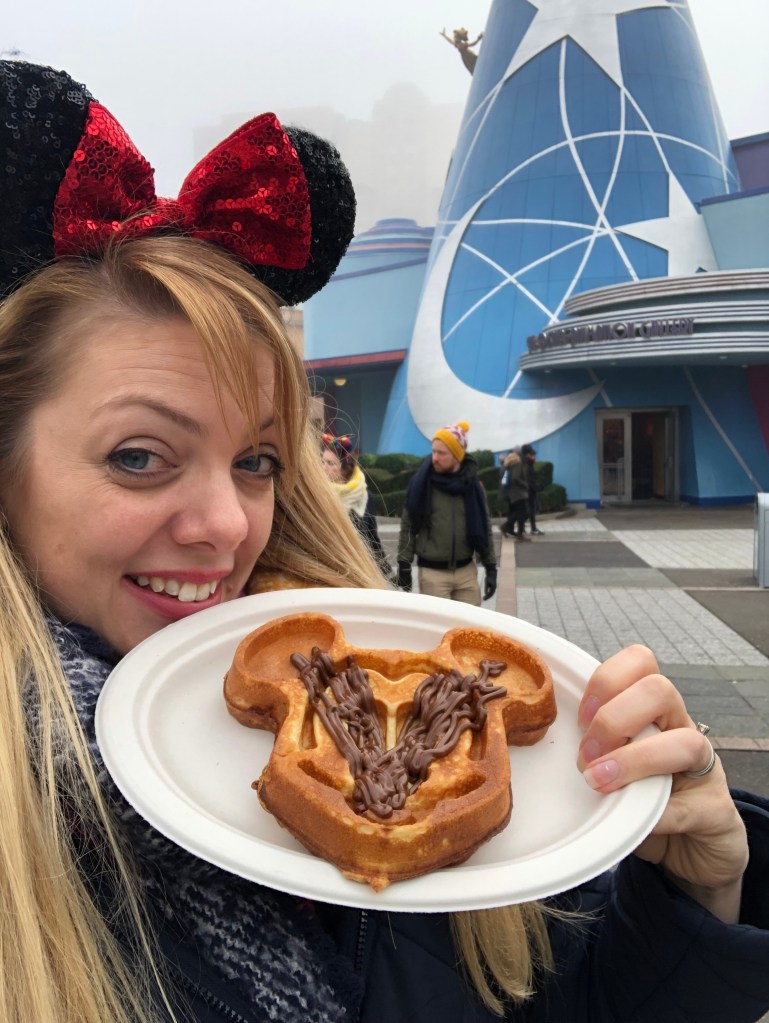 Mickey Waffle at Disneyland Paris - Dreamears Travel Adventures